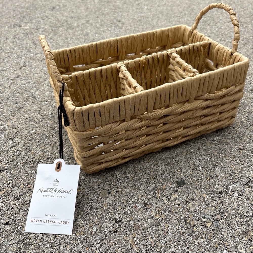 Hearth & Hand Natural Woven Basket